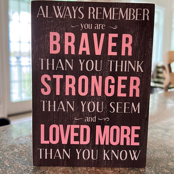 Young’s Inc Inspiration Wall or Shelf Decor - Picture 1 of 7